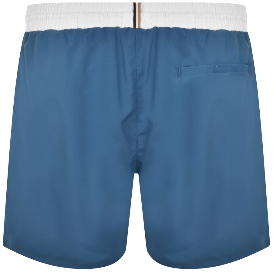 Image number 2 for BOSS Starfish Swim Shorts Aqua Blue