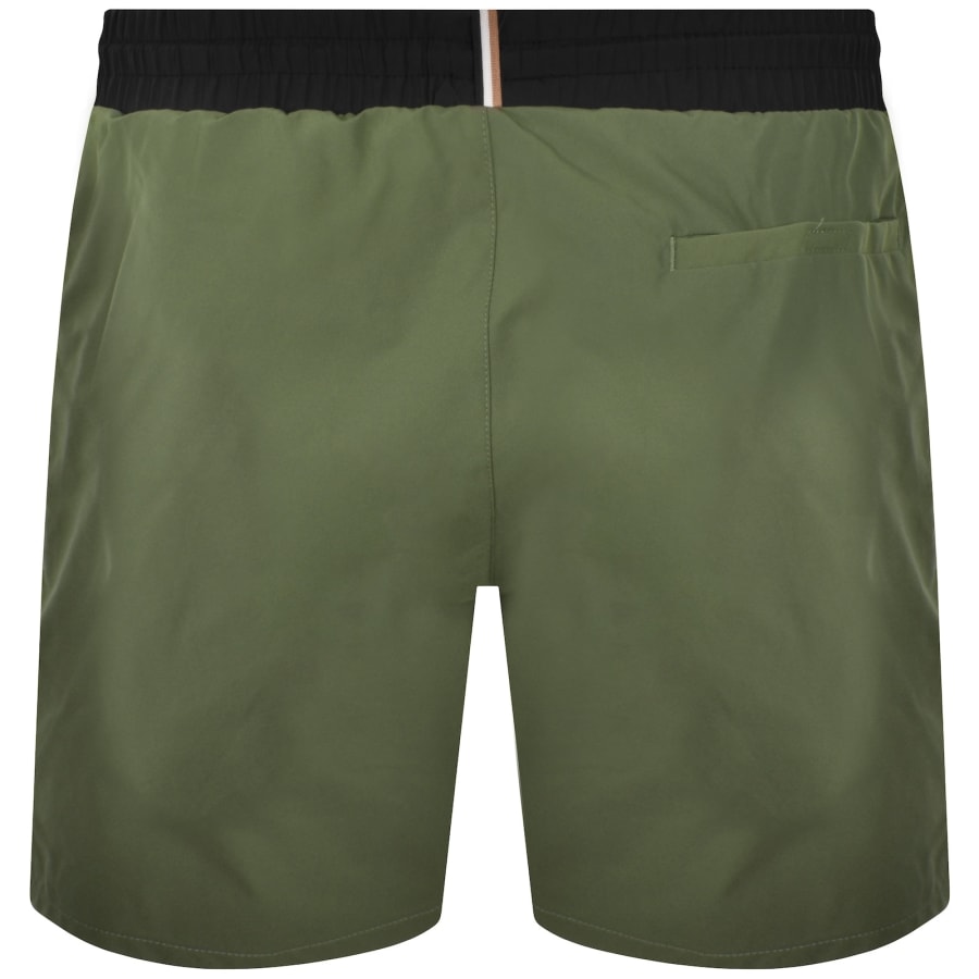 Image number 3 for BOSS Starfish Swim Shorts Green