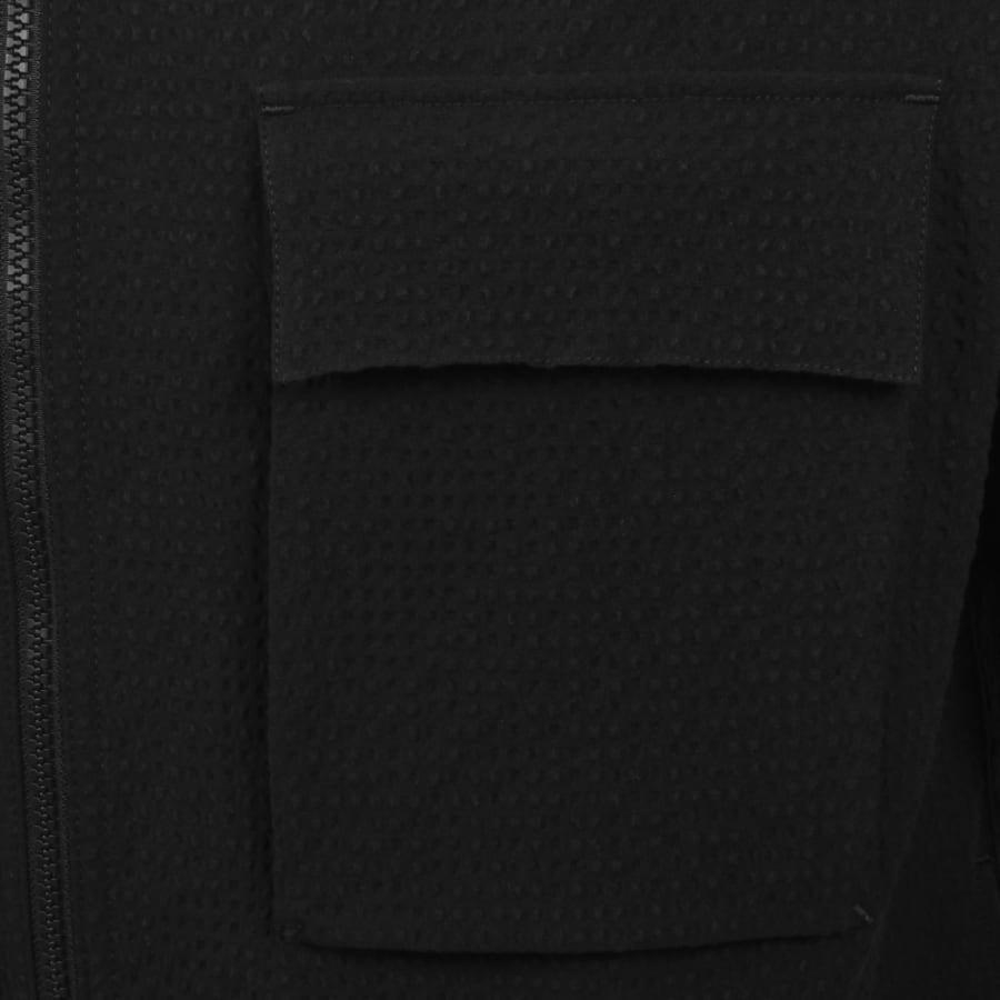 Image number 4 for HUGO Eselio Overshirt Black