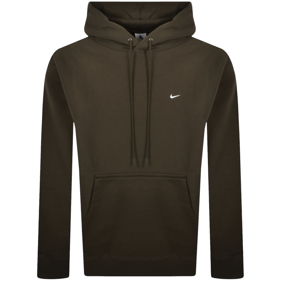 Image number 1 for Nike Solo Swoosh Hoodie Brown