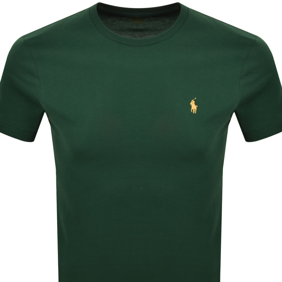 Image number 2 for Ralph Lauren Short Sleeve Slim Fit T Shirt Green