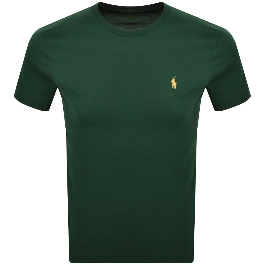 Image number 1 for Ralph Lauren Short Sleeve Slim Fit T Shirt Green