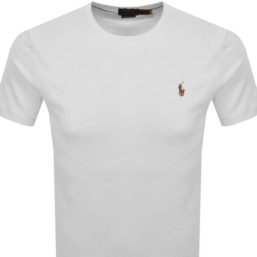 Image number 2 for Ralph Lauren Slim Fit T Shirt White