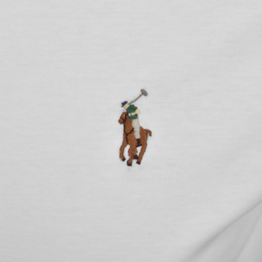 Image number 3 for Ralph Lauren Slim Fit T Shirt White