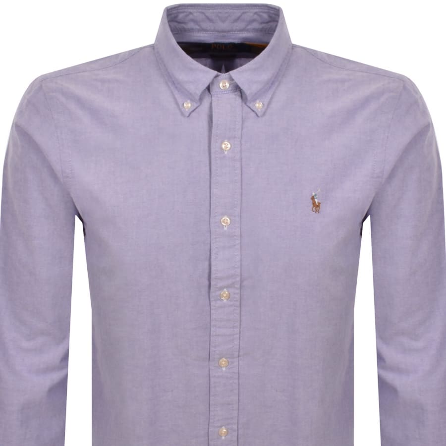 Image number 2 for Ralph Lauren Long Sleeve Shirt Purple