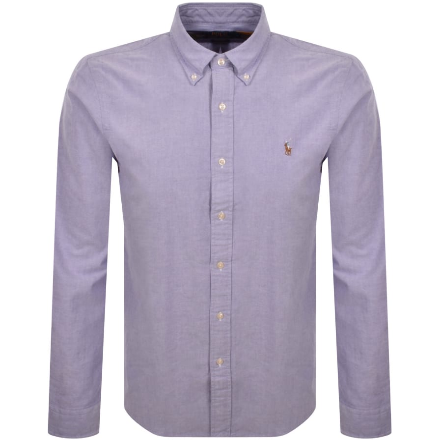 Image number 1 for Ralph Lauren Long Sleeve Shirt Purple