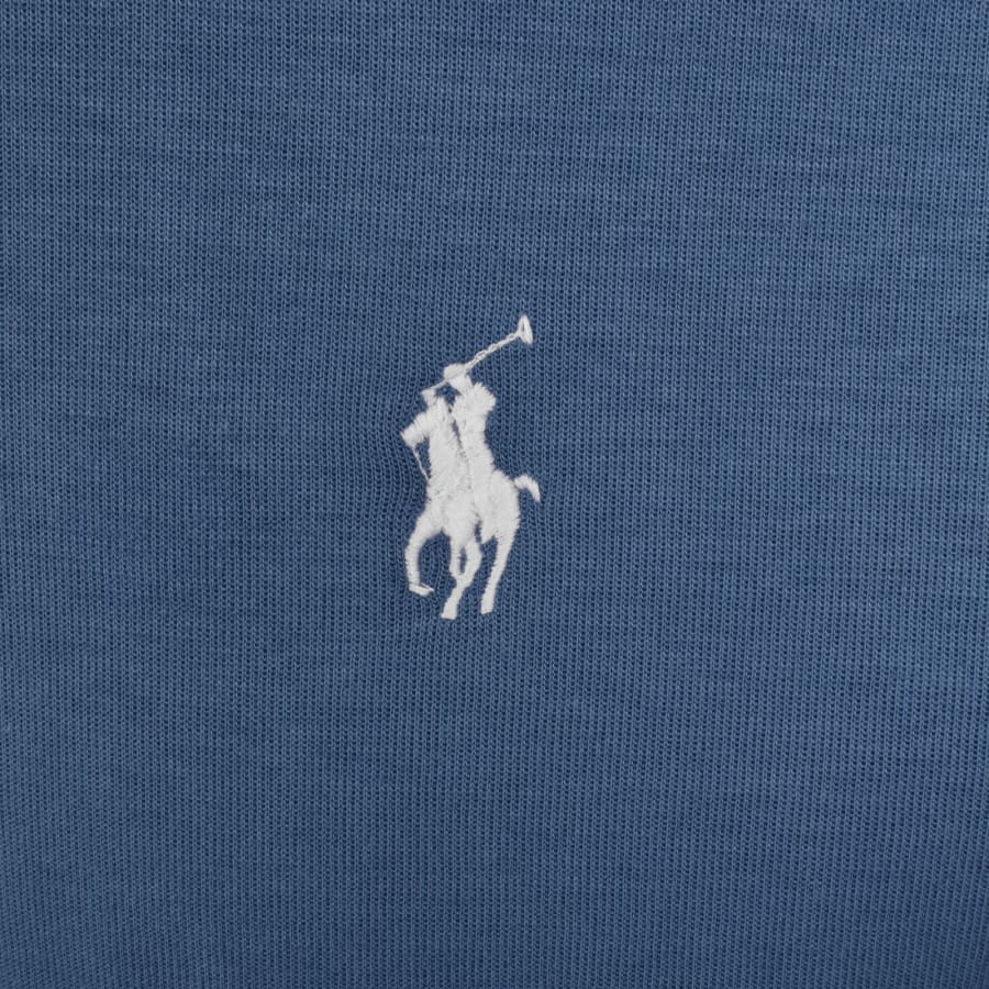 Image number 3 for Ralph Lauren Quarter Zip Sweatshirt Blue