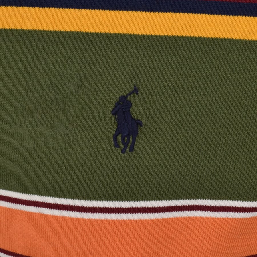 Image number 3 for Ralph Lauren Rugby Polo T Shirt Orange