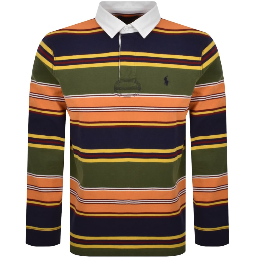 Image number 1 for Ralph Lauren Rugby Polo T Shirt Orange