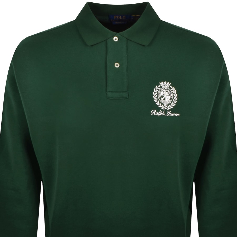 Image number 2 for Ralph Lauren Logo Polo Sweatshirt Green