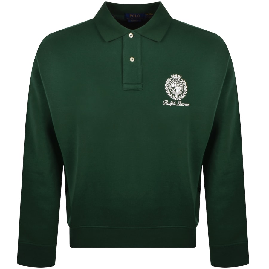 Image number 1 for Ralph Lauren Logo Polo Sweatshirt Green