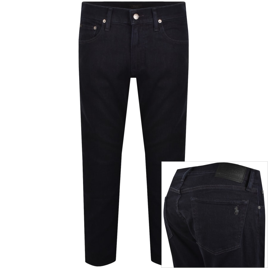 Image number 1 for Ralph Lauren Parkside Tapered Fit Dark Blue Jeans