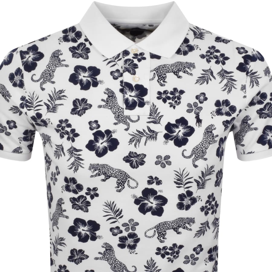 Image number 2 for Ralph Lauren Custom Slim Polo T Shirt White