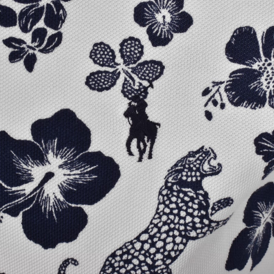 Image number 3 for Ralph Lauren Custom Slim Polo T Shirt White