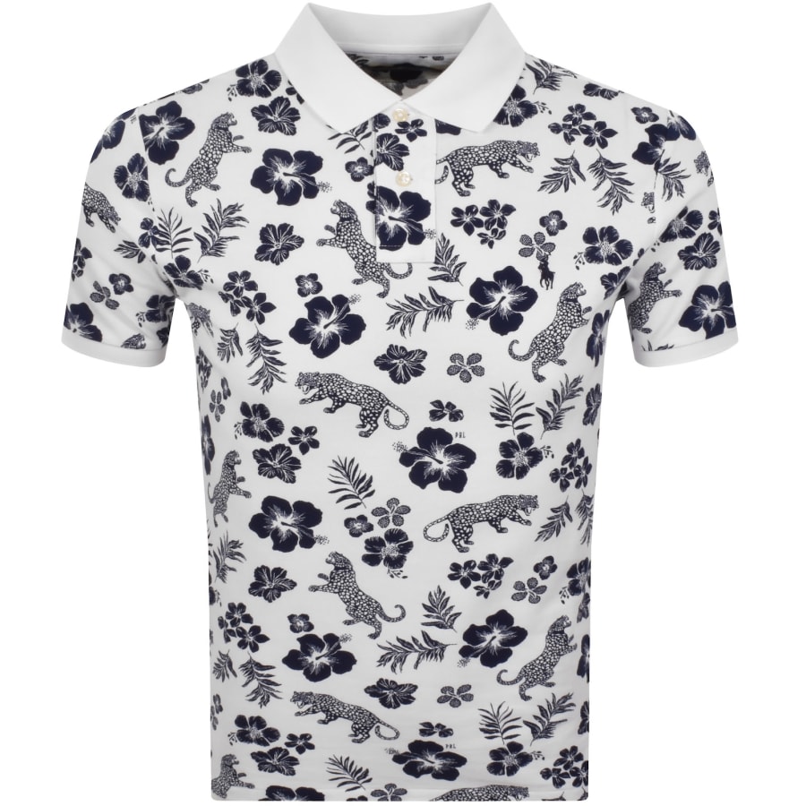 Image number 1 for Ralph Lauren Custom Slim Polo T Shirt White