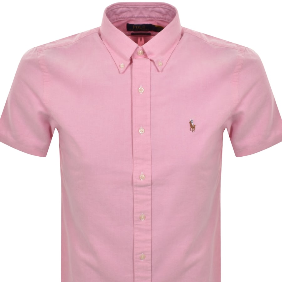Image number 2 for Ralph Lauren Lightweight Oxford Shirt Pink