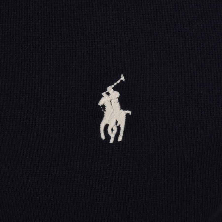 Image number 3 for Ralph Lauren Knit Polo T Shirt Navy Blue