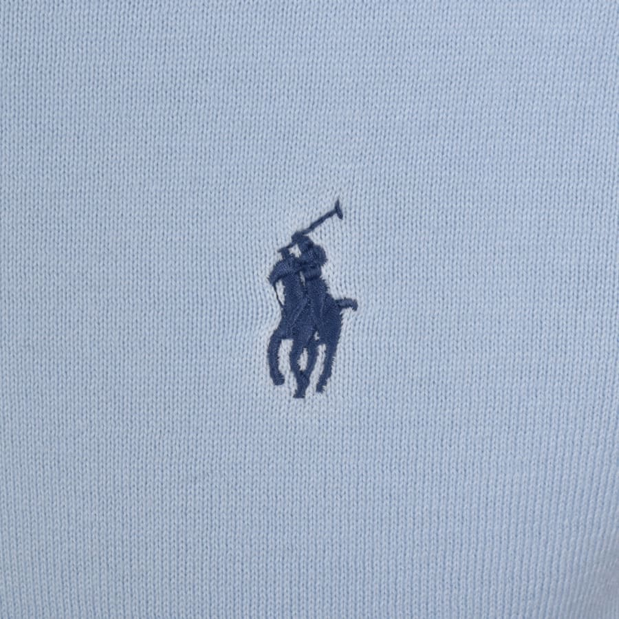 Image number 3 for Ralph Lauren Short Sleeve Knit Jumper Blue