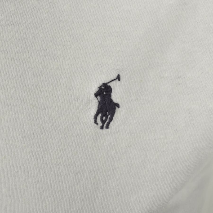 Image number 3 for Ralph Lauren Open Collar Polo T Shirt White