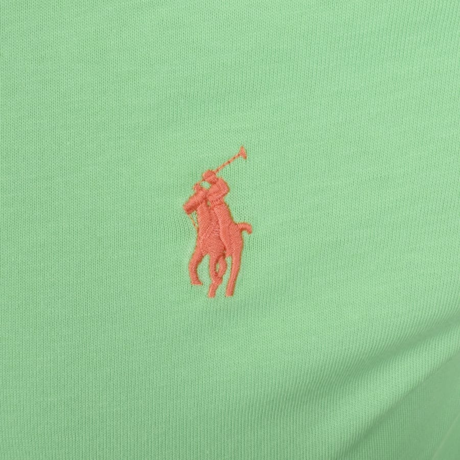 Image number 3 for Ralph Lauren Crew Neck Slim Fit T Shirt Green