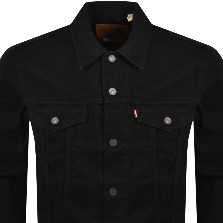 Image number 2 for Levis Trucker Denim Jacket Black