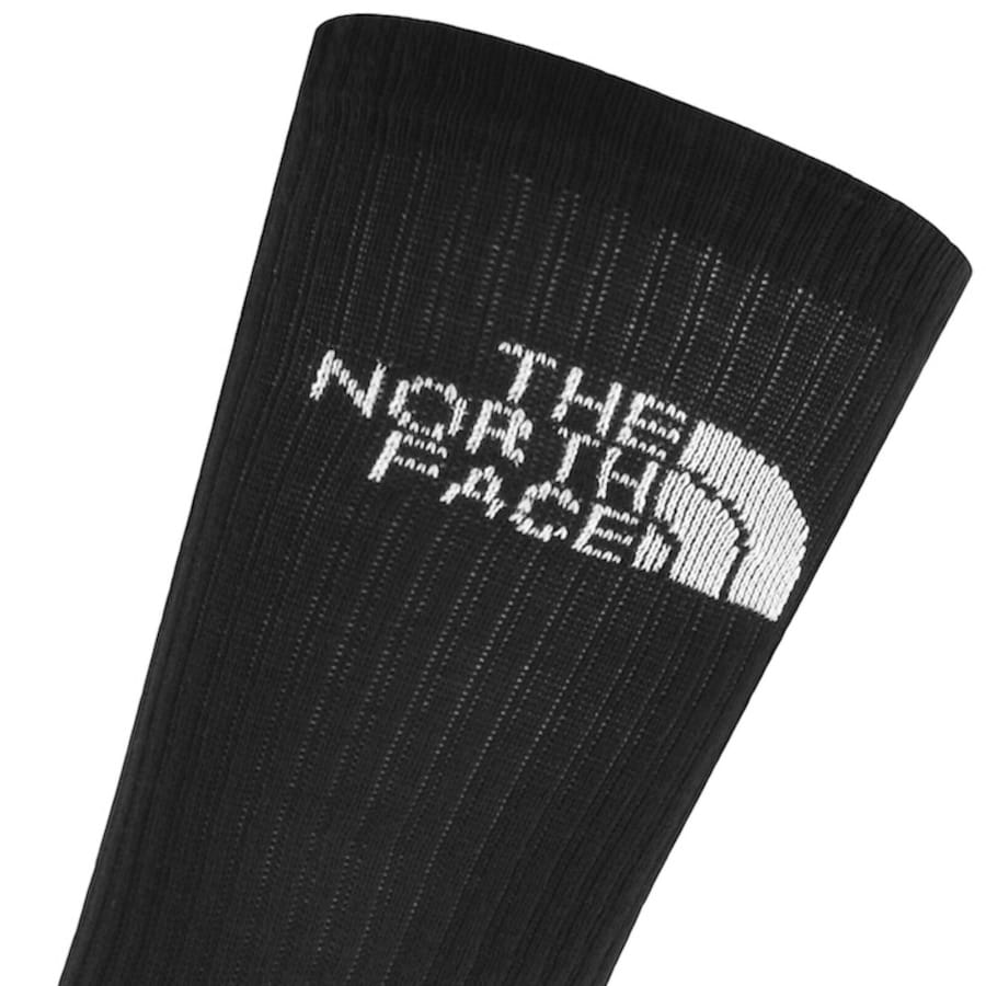 Image number 3 for The North Face 3 Pack Crew Socks Black