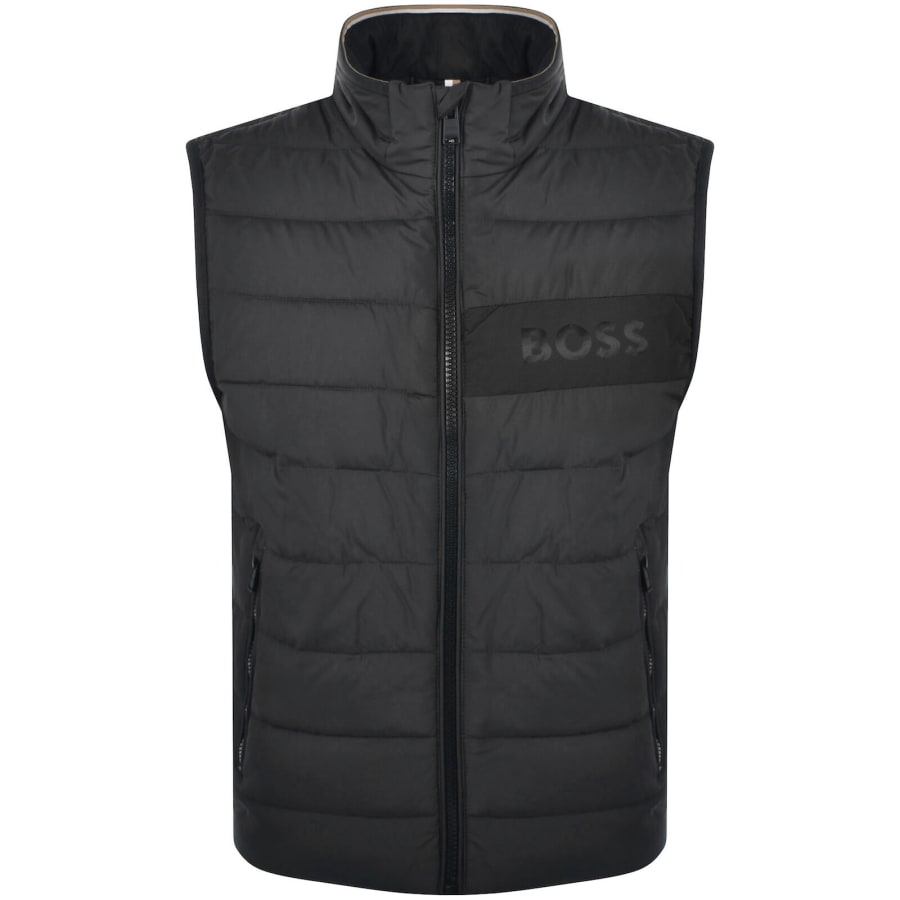 Image number 1 for BOSS H Cenito Gilet Black