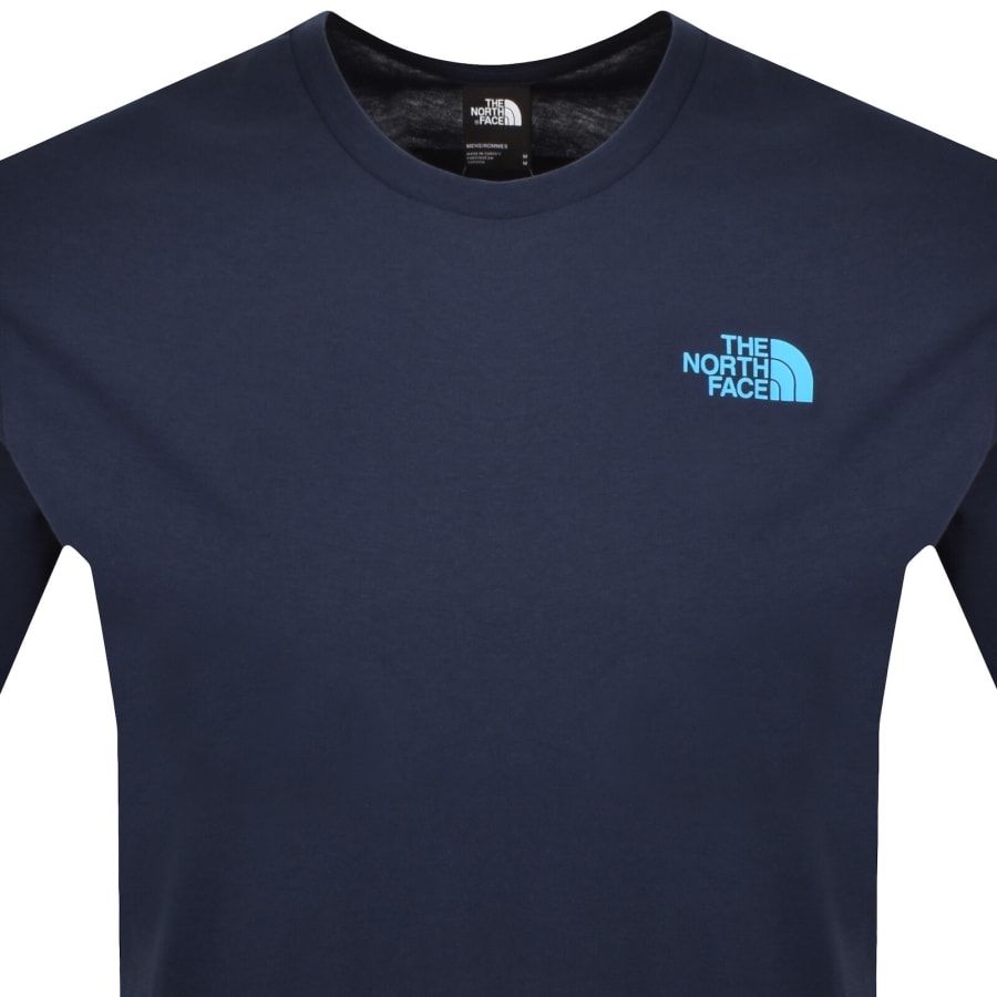 Image number 3 for The North Face SS Box T Shirt Navy