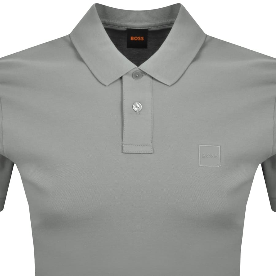 Image number 2 for BOSS Passenger Polo T Shirt Grey