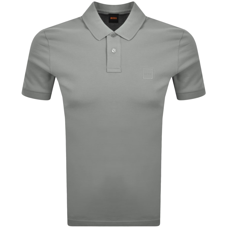 Image number 1 for BOSS Passenger Polo T Shirt Grey