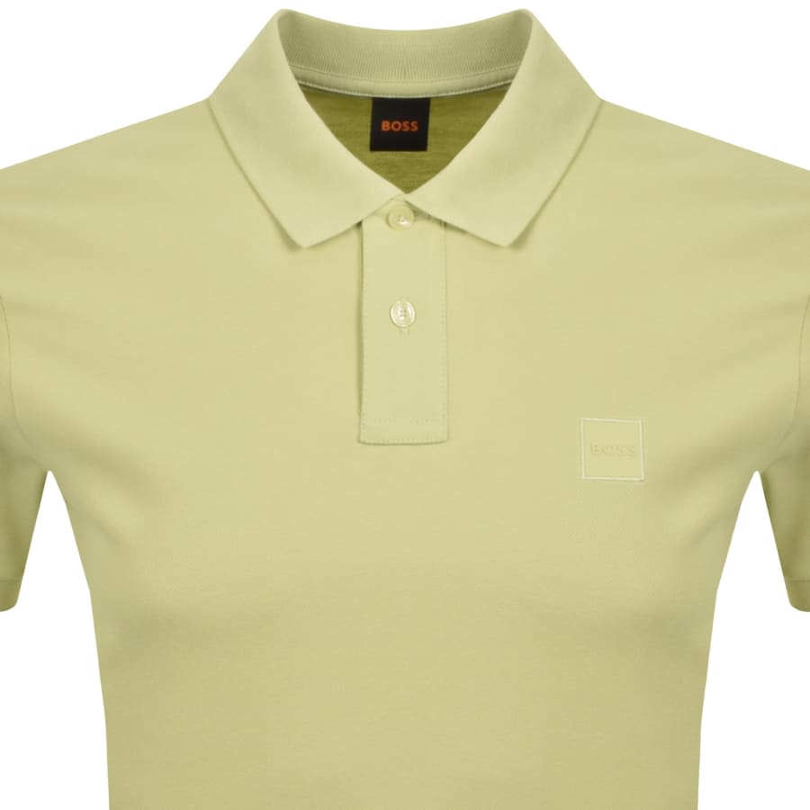 Image number 2 for BOSS Passenger Polo T Shirt Yellow