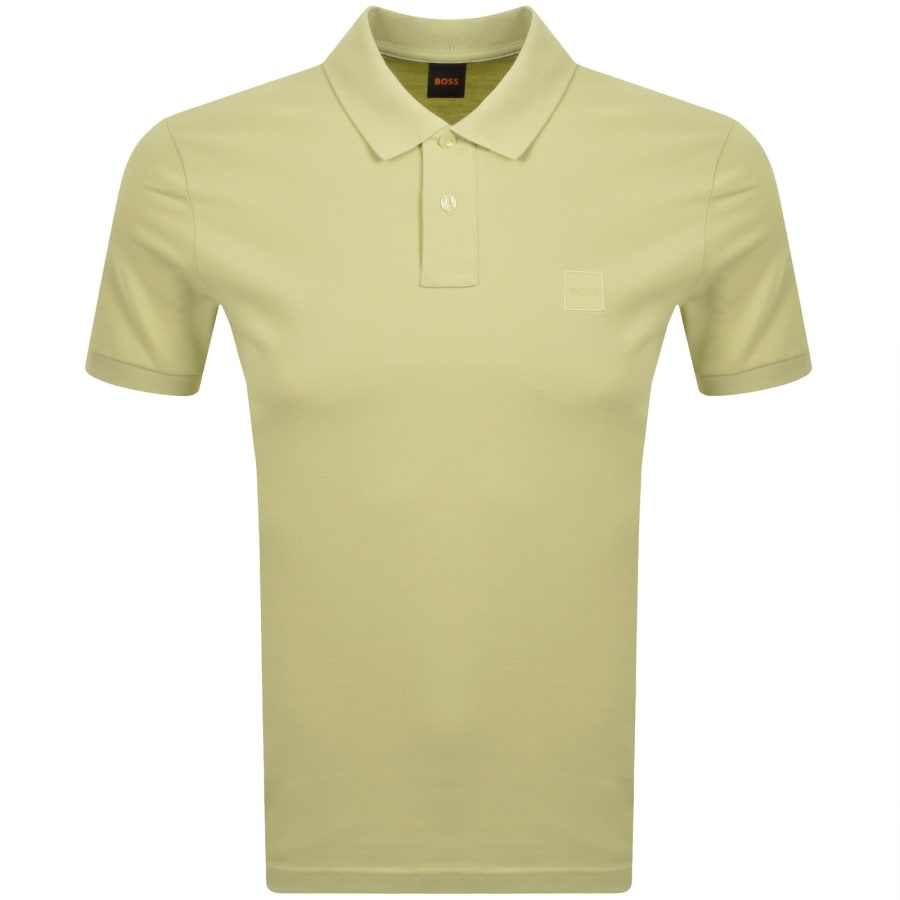 Image number 1 for BOSS Passenger Polo T Shirt Yellow
