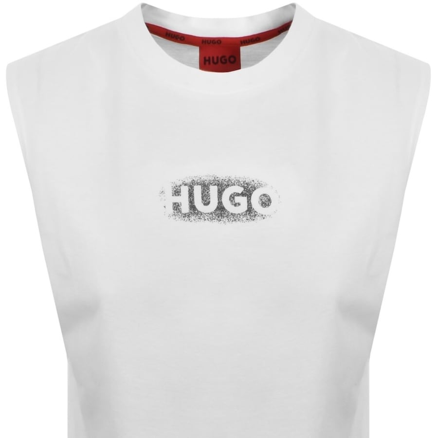 Image number 2 for HUGO Ray Beach Vest Off White