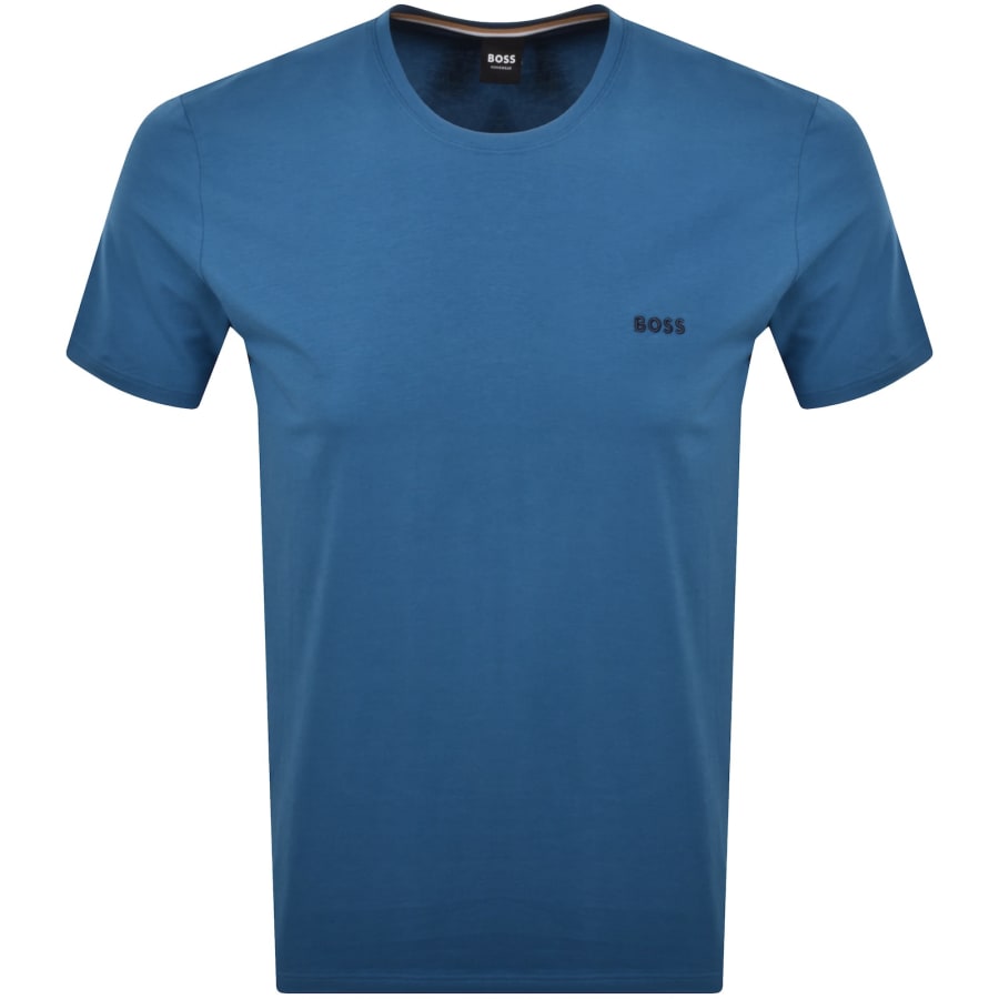 Image number 1 for BOSS Mix And Match T Shirt Open Blue