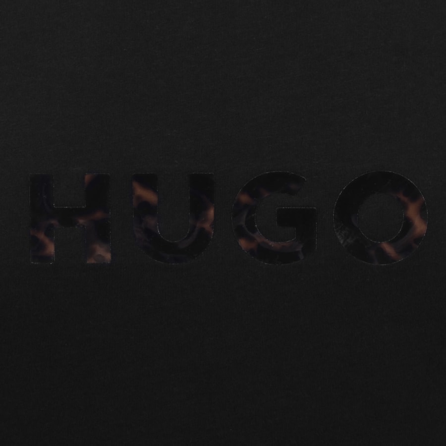 Image number 3 for HUGO Dumeo Crew Neck T Shirt Black