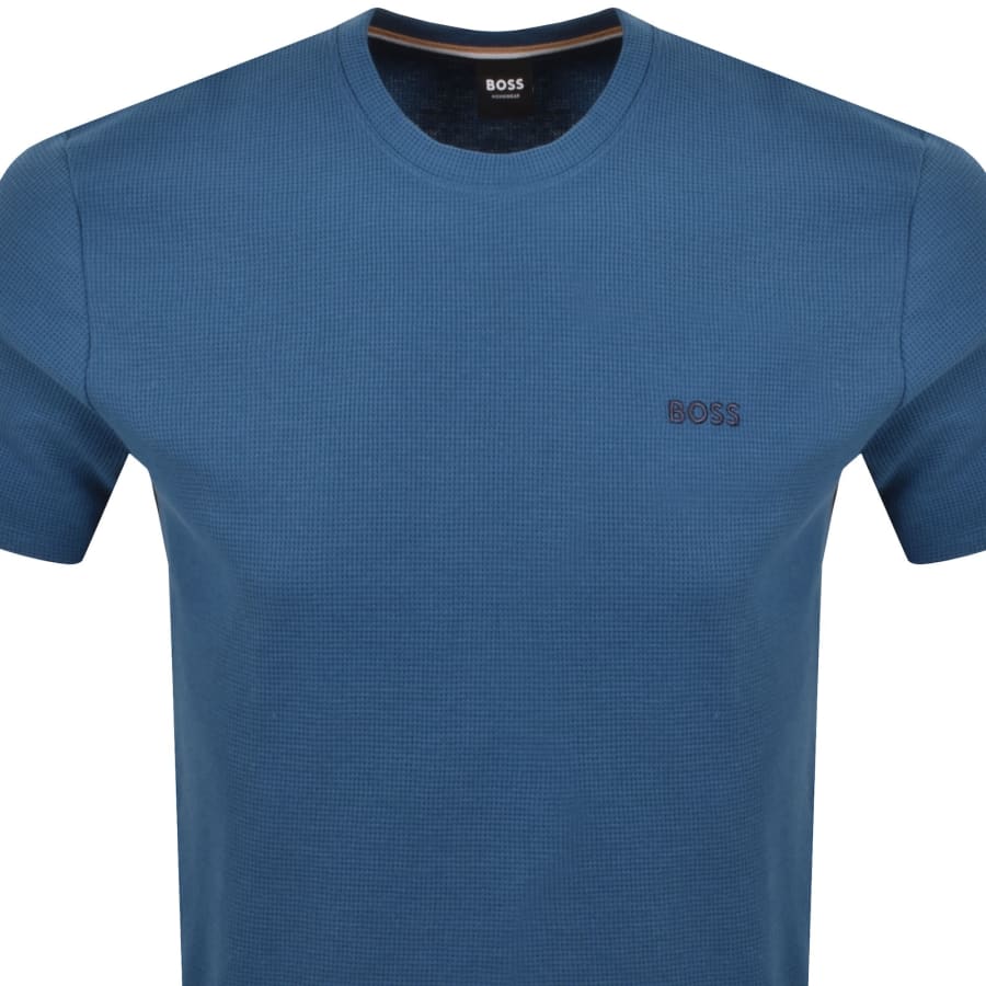 Image number 2 for BOSS Waffle T Shirt Blue