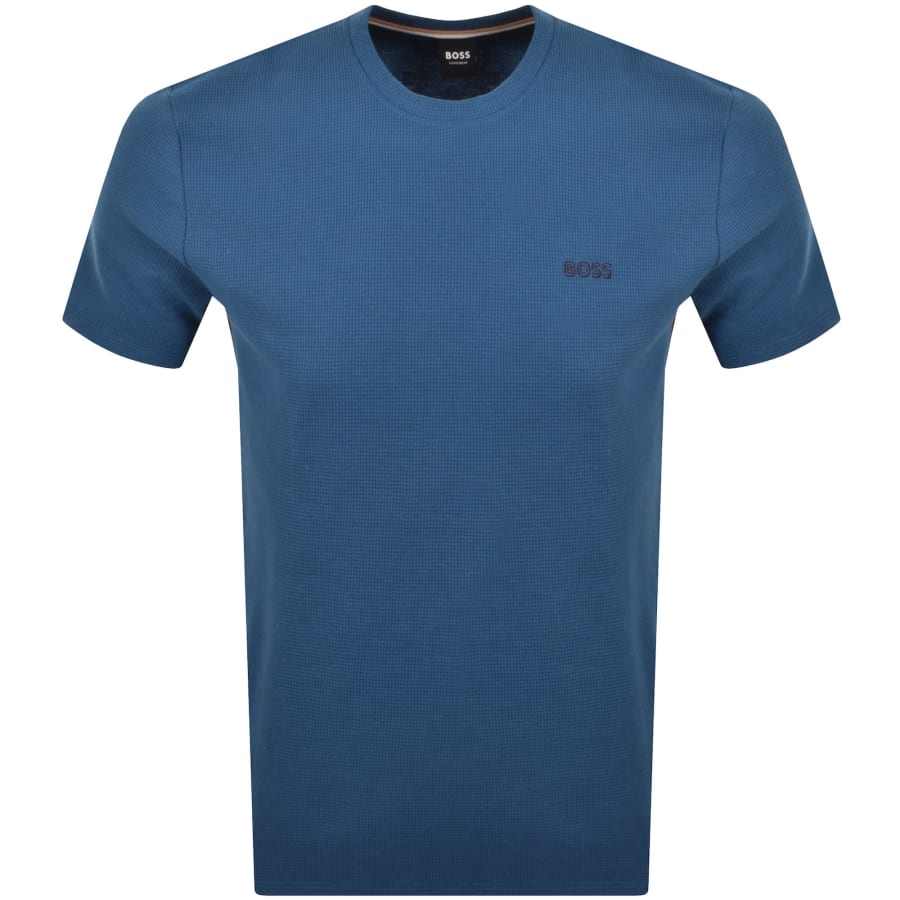 Image number 1 for BOSS Waffle T Shirt Blue