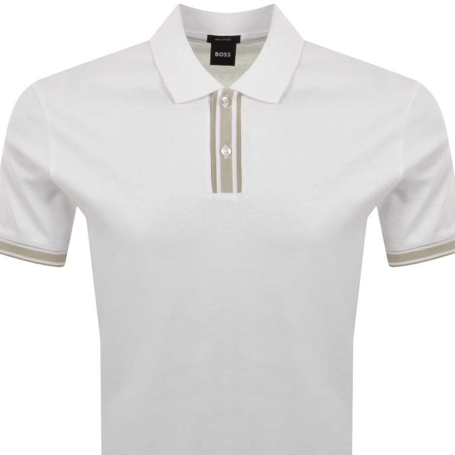 Image number 2 for BOSS Parlay Polo T Shirt White