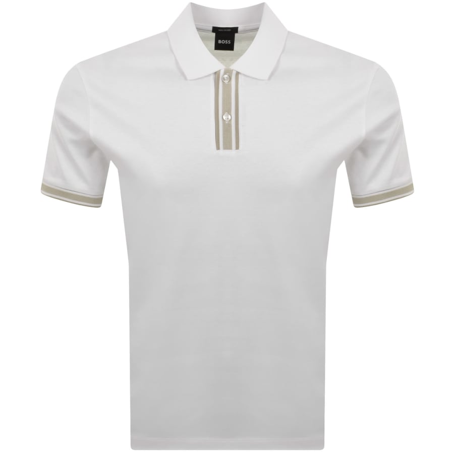 Image number 1 for BOSS Parlay Polo T Shirt White