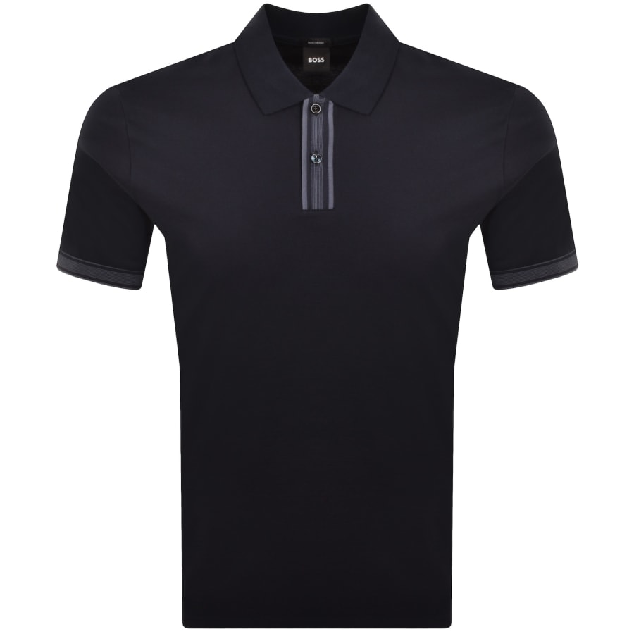 Image number 1 for BOSS Parlay Polo T Shirt Dark Blue