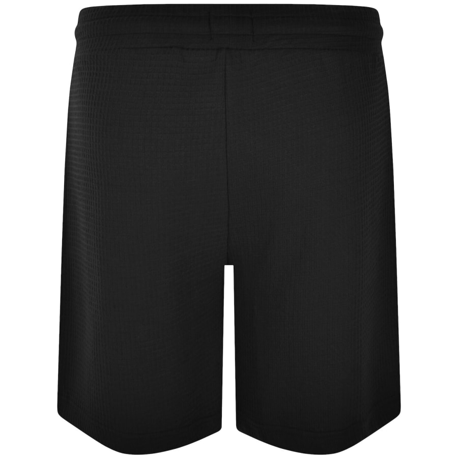 Image number 3 for HUGO Austin Waffle Shorts Black