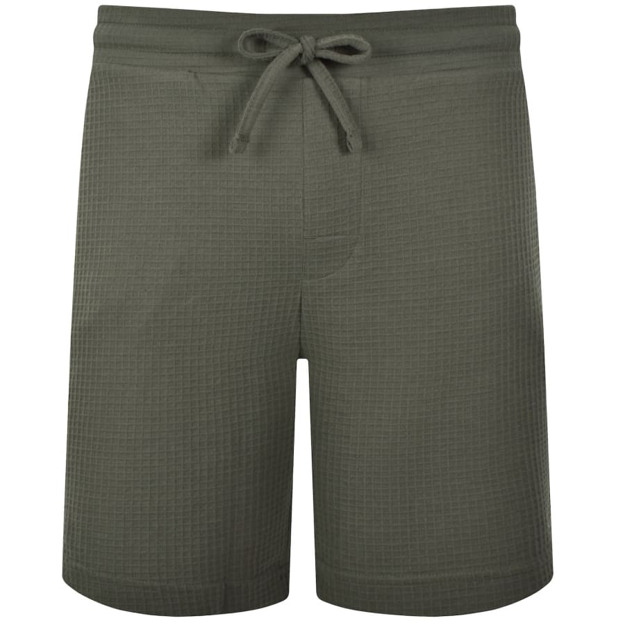 Image number 2 for HUGO Austin Waffle Shorts Green