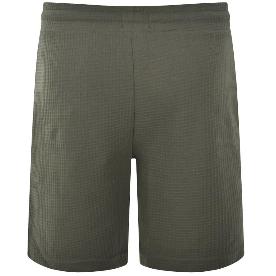Image number 3 for HUGO Austin Waffle Shorts Green