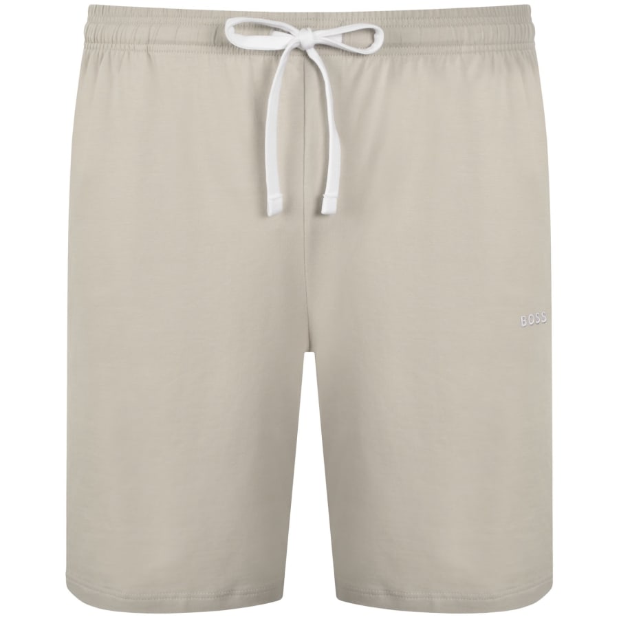 Image number 1 for BOSS Mix And Match Jersey Shorts Grey