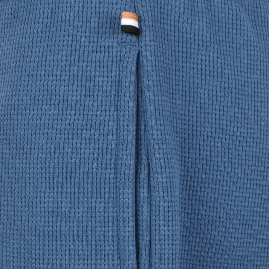 Image number 4 for BOSS Waffle Shorts Open Blue