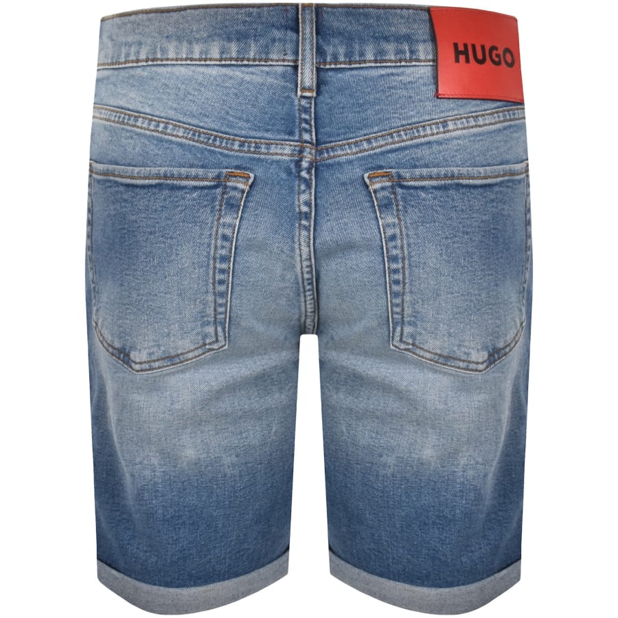 Image number 3 for HUGO 634 Denim Shorts Blue