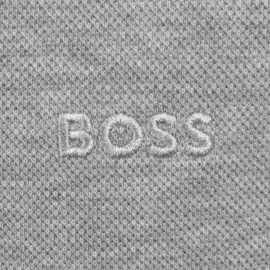 Image number 4 for BOSS Contrast Piping Tracksuit Set Grey
