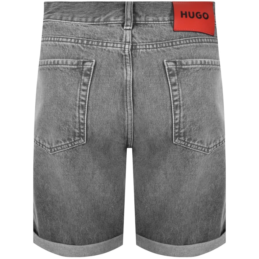 Image number 3 for HUGO 838  Denim Shorts Grey