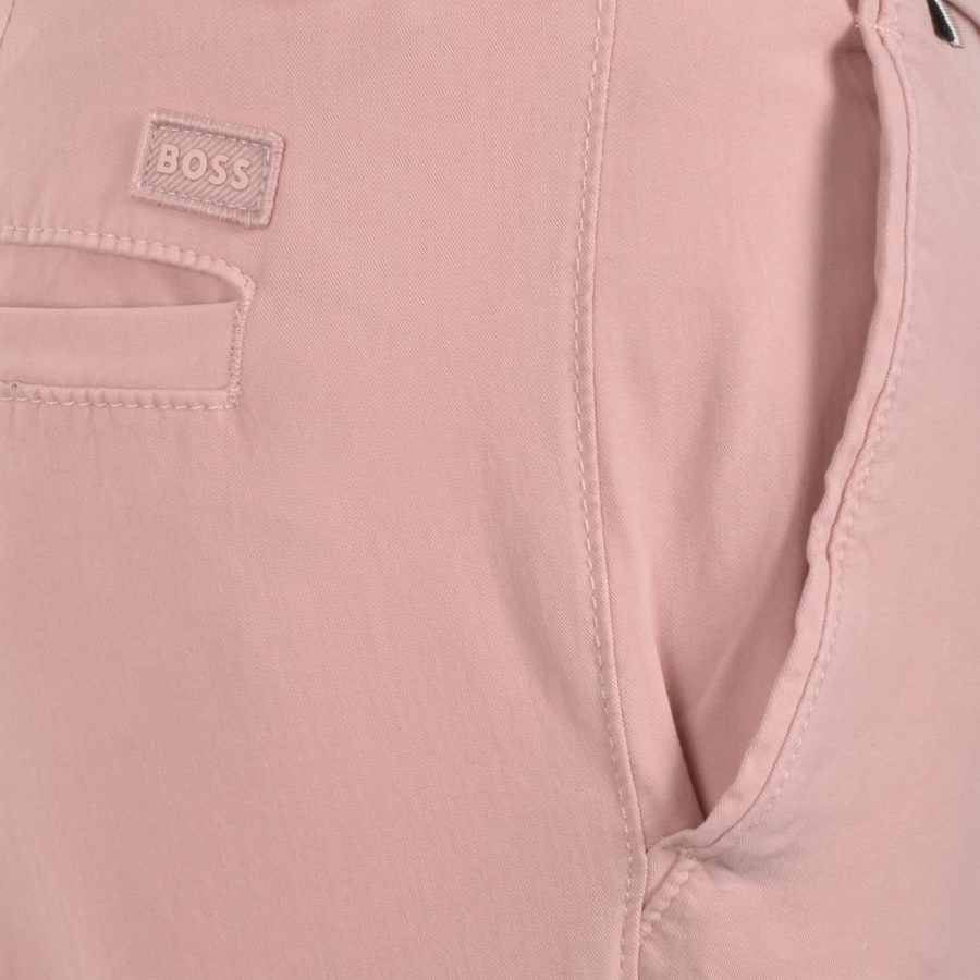 Image number 3 for BOSS Kane Chino Shorts Light Pink
