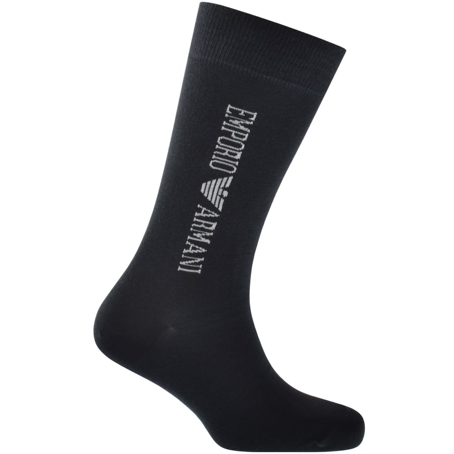 Image number 3 for Emporio Armani 3 Pack Socks Blue